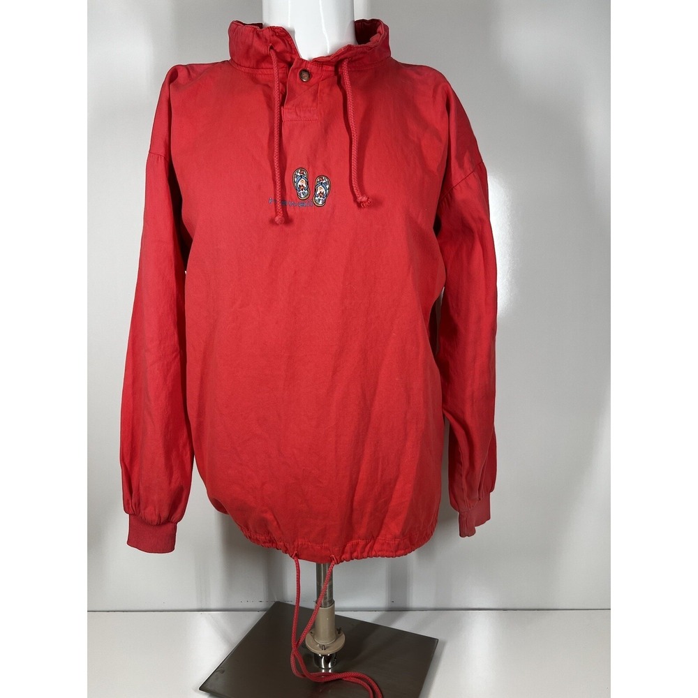 Vintage 90s Sgt Leisure Hawaii Embroidered Maui Vacation‎ Pullover Womens SZ XS